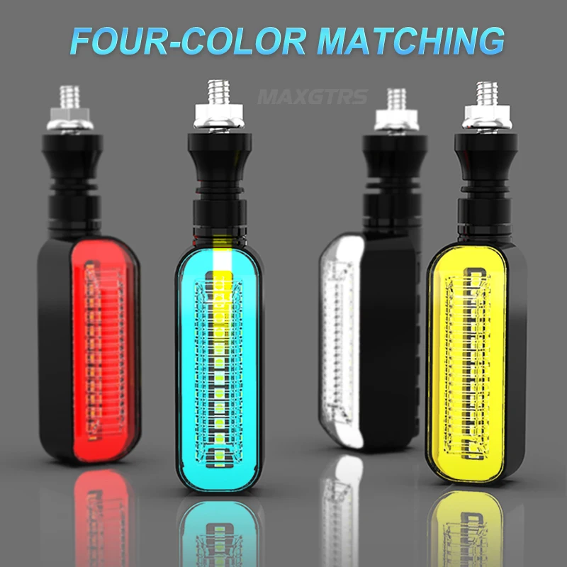 2 шт. универсальные светодиодные мотоциклетные поворотники