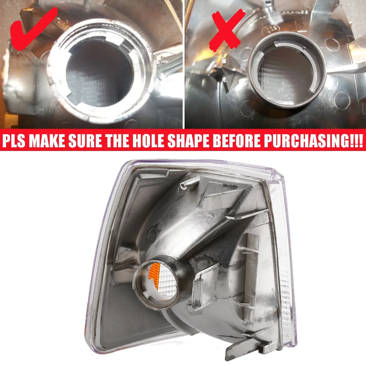 Световой сигнал поворота автомобиля деталь для замены угловой лампы Volvo 940 960 740-1990