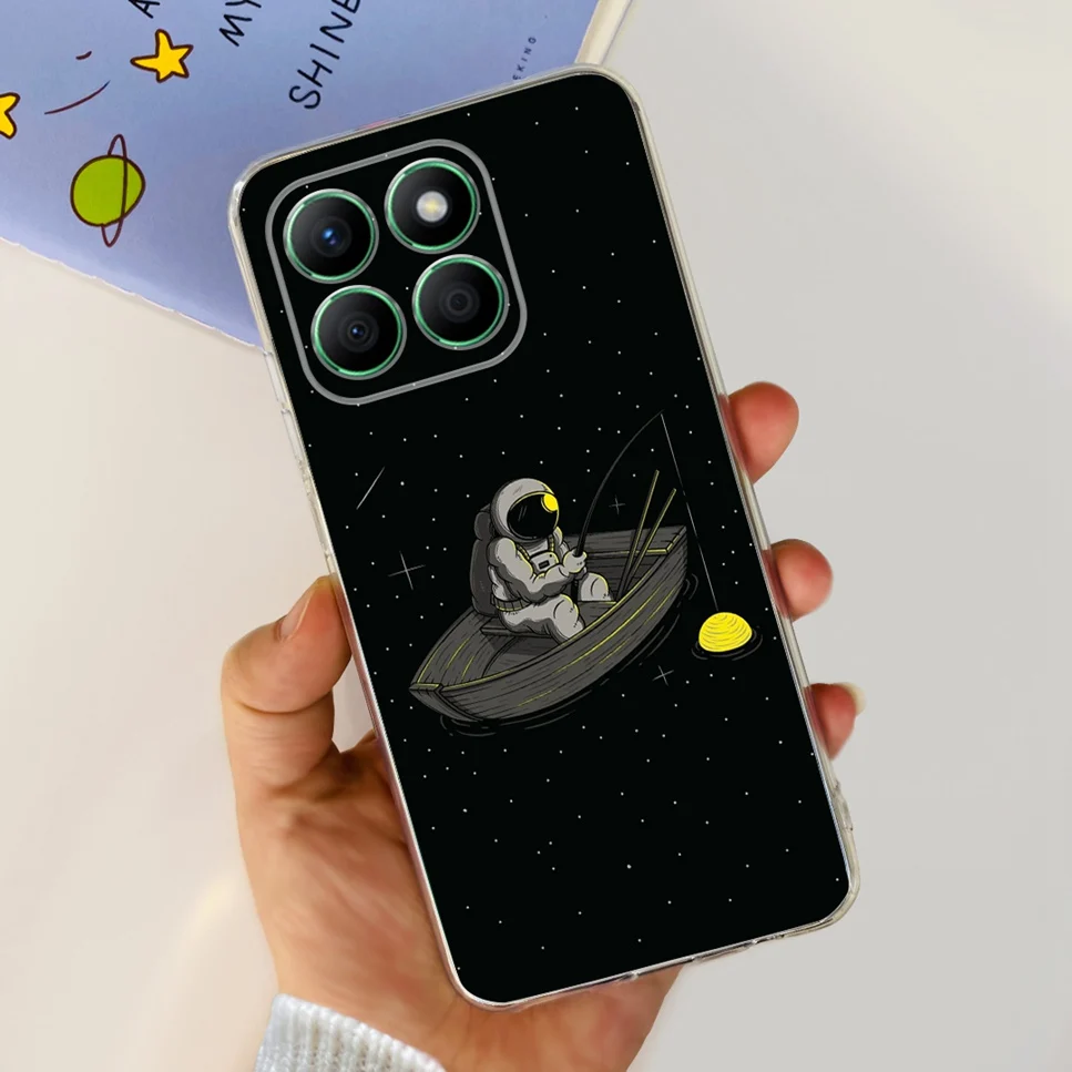 Новый чехол для Honor X8b 6 7 &quot винтажный Мягкий силиконовый из ТПУ с цветами и