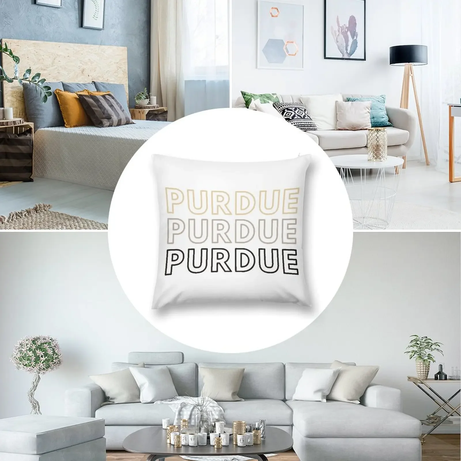 Purdue Пледы Подушка на заказ Фото Декоративная диванная подушка Роскошные