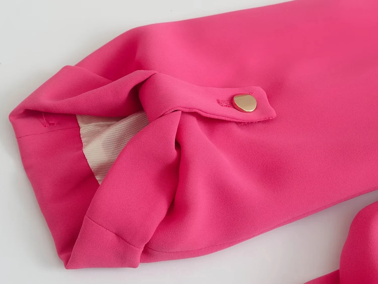 Jenny&Dave 2023 England Stylee Office Lady Fashion Simple Roll Up Sleeve Casual Blazers Women