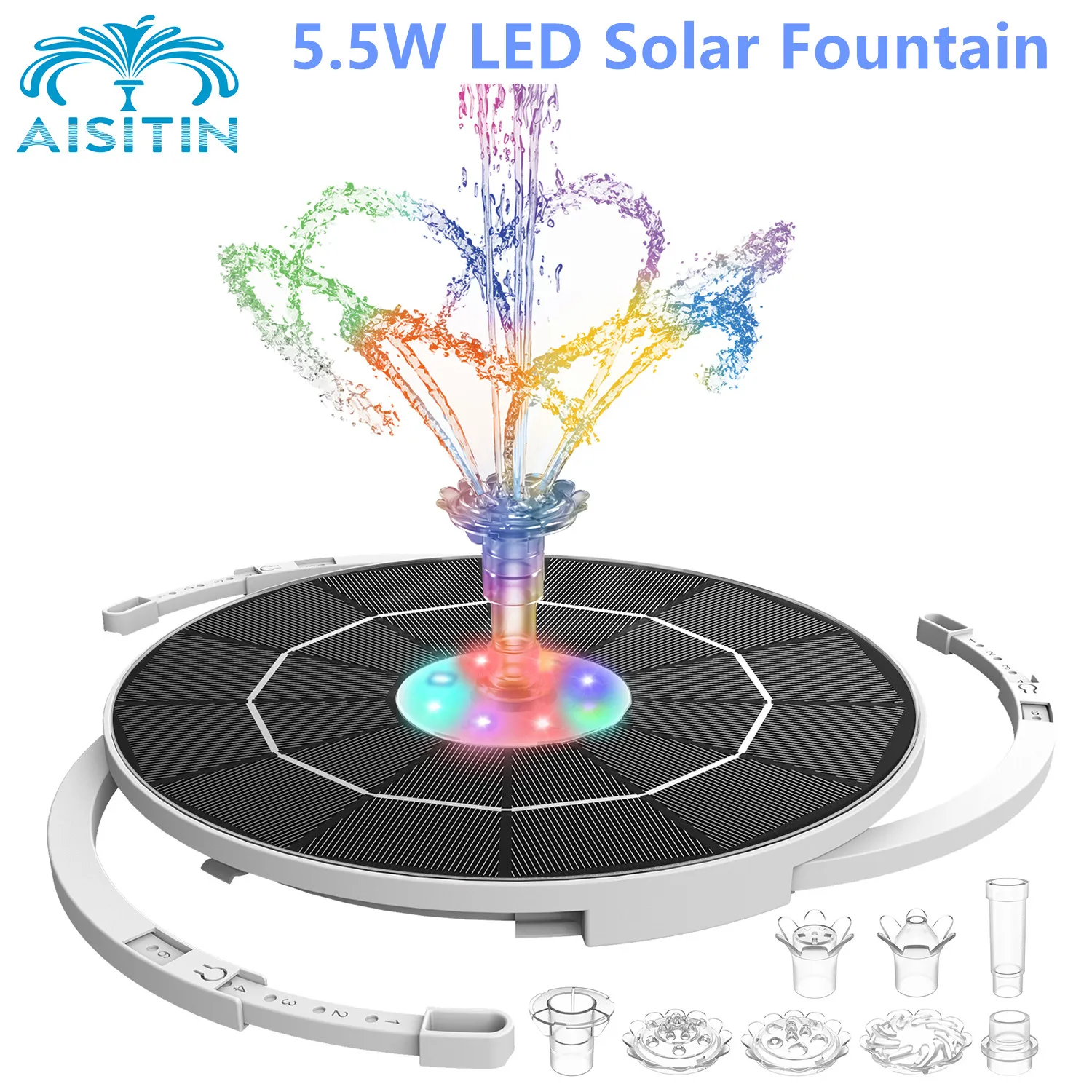 

AISITIN Солнечный фонтан 5,5 Вт