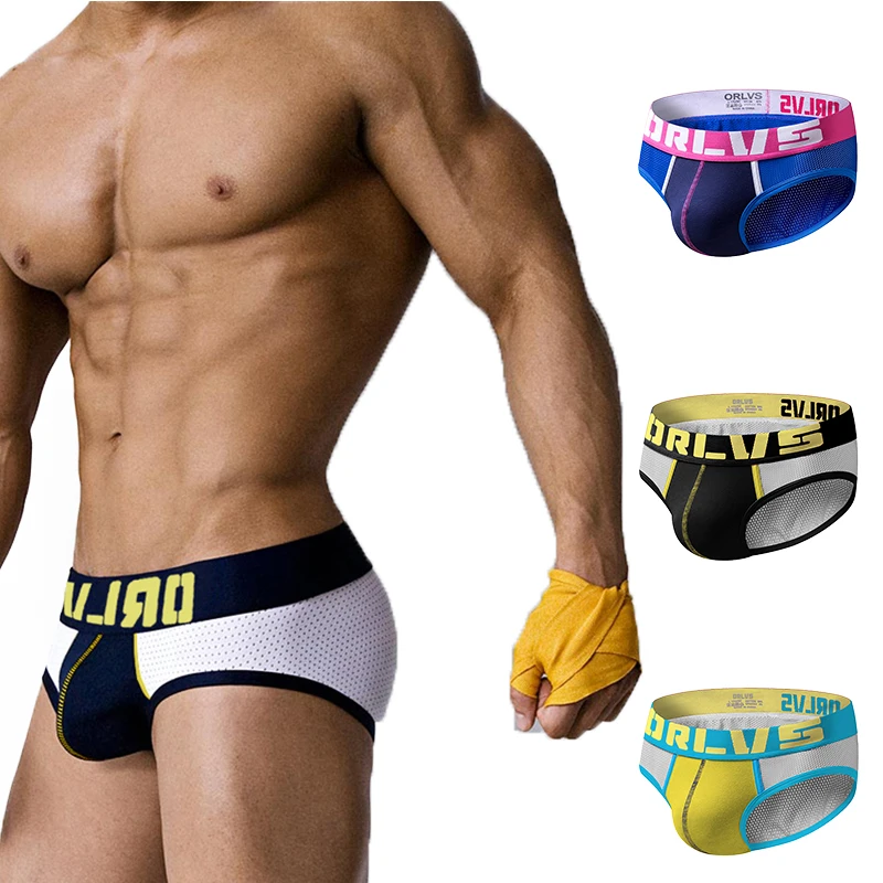 

ORLVS Briefs Fine Velvet Antiskid Convex Belt Male's Underwear Cotton Soft Feeling Fit Oversized Pouch Design Mens Sport Shorts