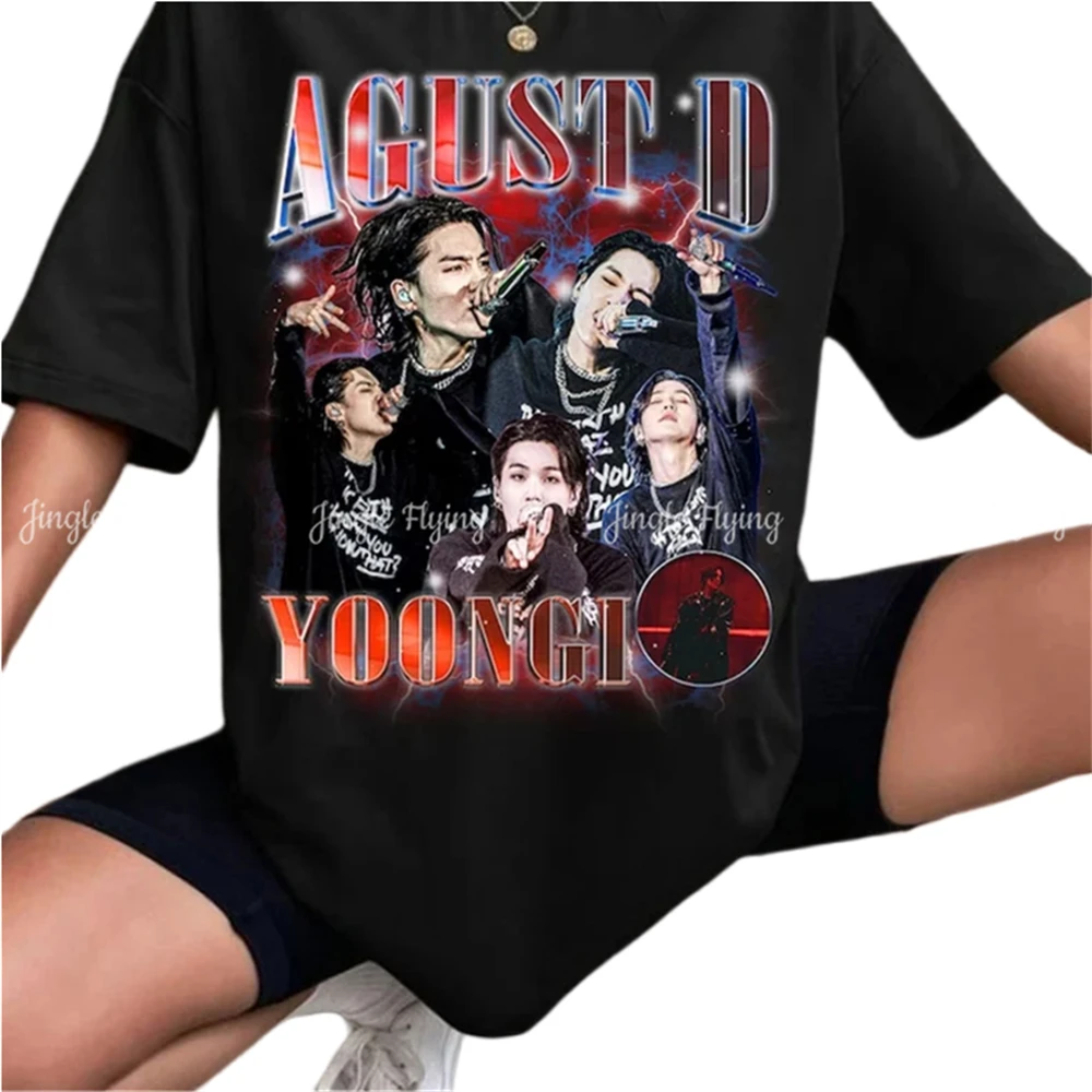 Винтажная Футболка Agust D Tour Min Yoongi World