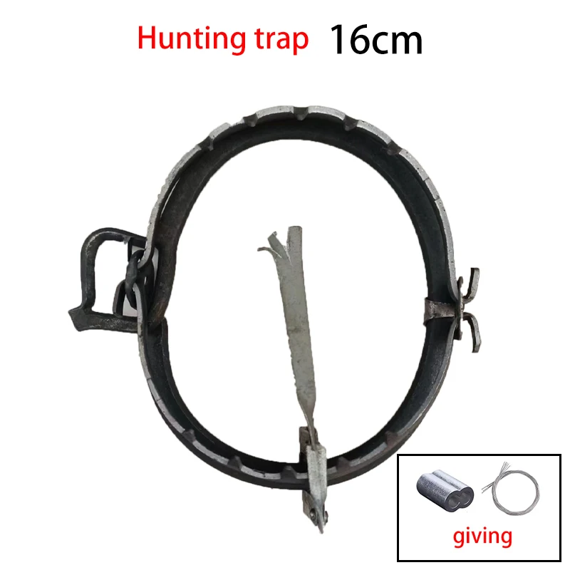 Traps For Hunting  For Wild  Wolf Fox Coyotes Rabbit Squirrel Strong Power With Cable Pest Controller Hunting Tool 16 cm In diam
