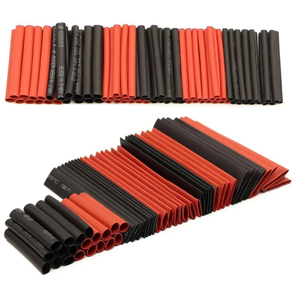 

127/328/530PCS/Set Heat Shrink Tubing Electrical Wrap Wire Cable Sleeves PE 2:1 Insulated Sleeving Heat Shrink Tubing Wire Cable