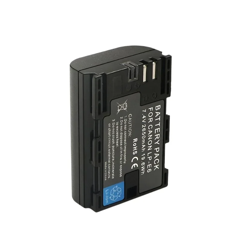 Фото LP-E6 LPE6 LP E6N Встроенный USB-аккумулятор + зарядное устройство для хранения для Canon EOS R5 R6 90D 60D 70D 80D 5D II 5D III 5D IV 7D Mark II №3