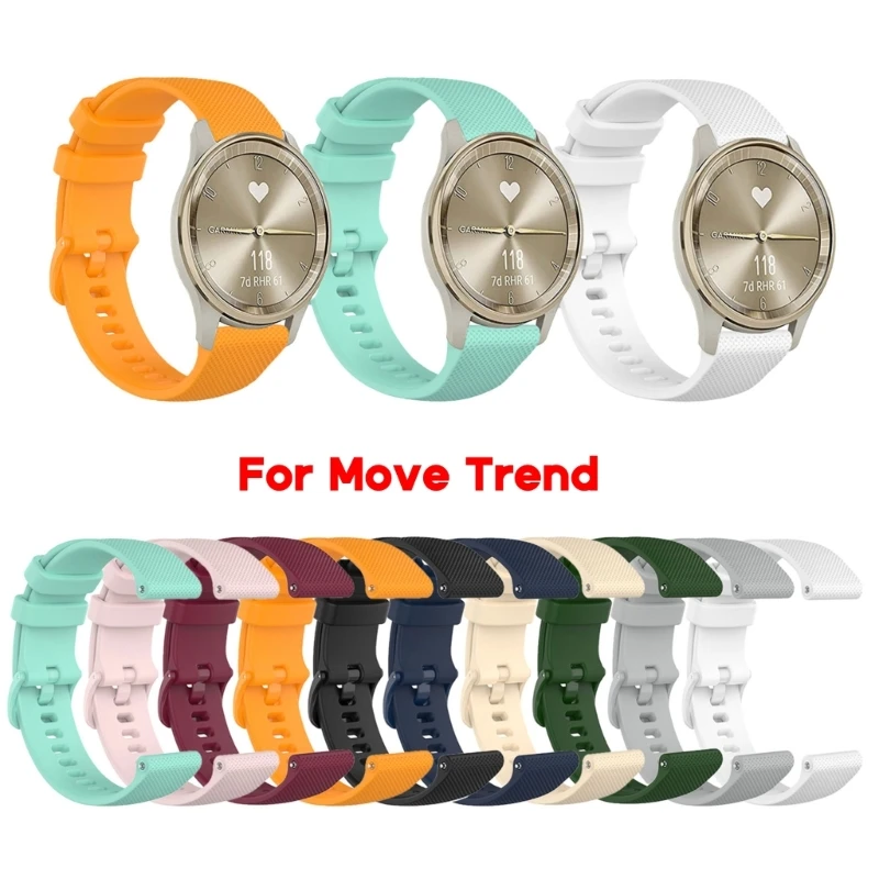 

Smartwatch Bracelet-Band Adjustable Waterproof SiliconeBelt Strap for Move Trend