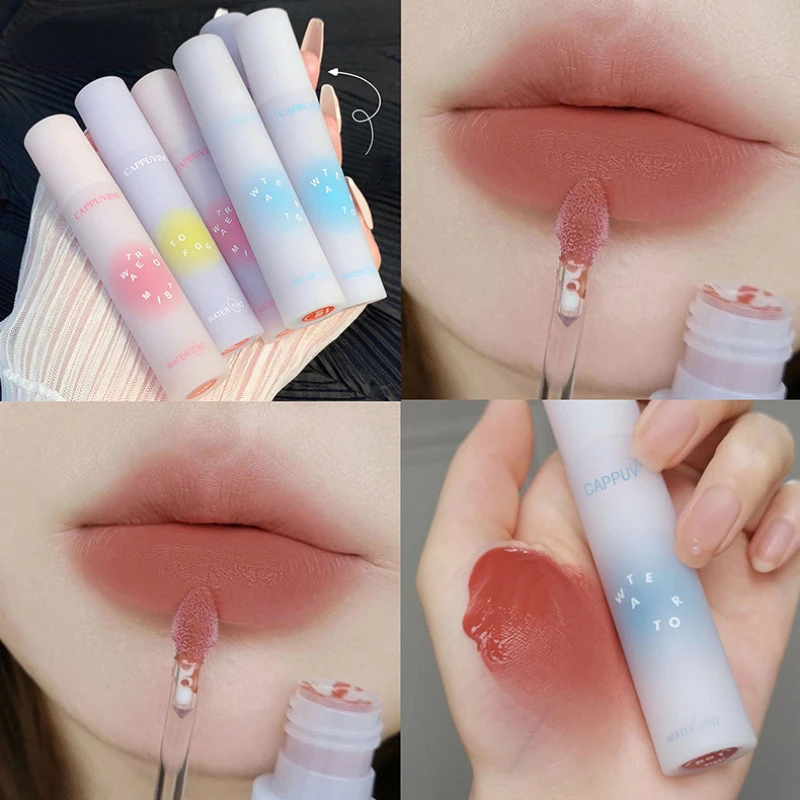 

6 Colors Water To Mist Lip Tint Long-Lasting Liquid Lipstick Waterproof Sexy Matte Fog Lip Gloss Makeup Lipstick Glaze Cosmetics