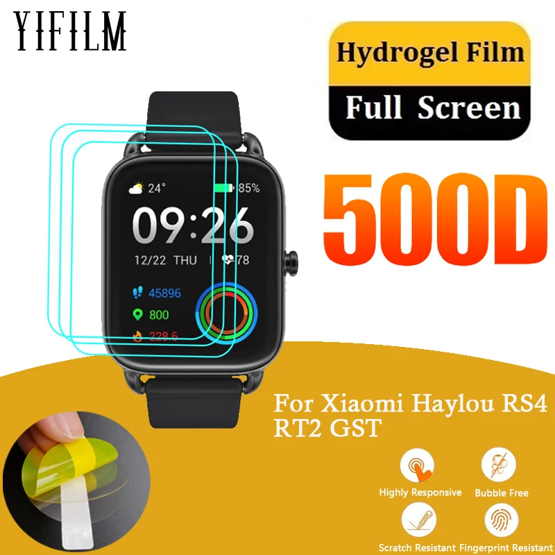 

1/5/10PCS TPU Screen Protector For Xiaomi Haylou RS4 RT2 GST Smartwatch Clear Protective Film For Haylou RS4 RT2 GST Not Glass