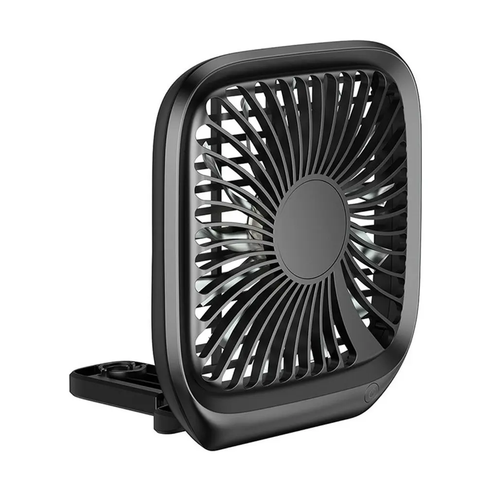 

Fan Mini USB 3 Speed Car Rear Seat Foldable Cooling Fans Strong Wind Quiet Rechargeable Portable Fan With Buckle