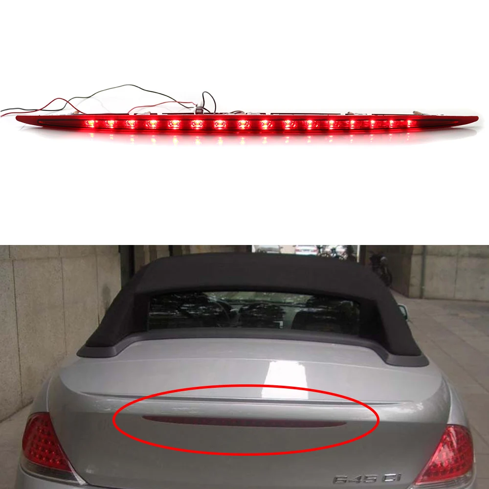 

LED 3rd Third Stop Brake Light Red For BMW 6-Series E64 Cabrio 2004-2007 05 06