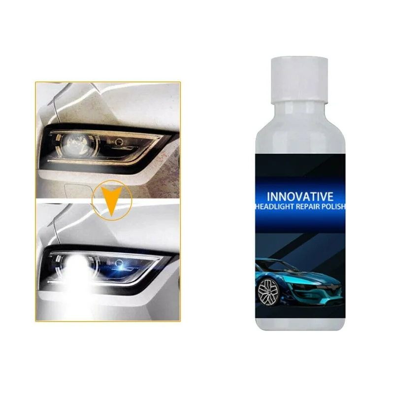

20ml Innovative Car Headlights Polish Repair Fluid Liquid Scratch Lamp Renovation Kit Polishing Anti-scratch Liquid