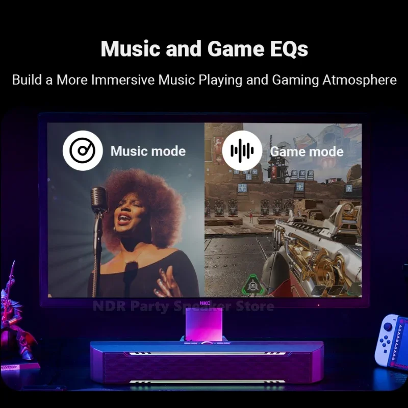 Мультимедийная полоса для ноутбука настольная аудиосистема настольный сабвуфер