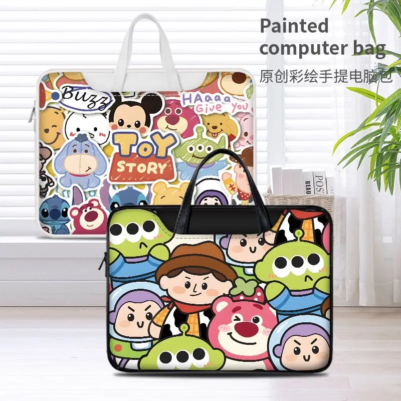 Сумка для ноутбука Disney Lilo &amp Stitch Mickey 14 16 15 6 дюймов сумка Macbook Air Pro через плечо