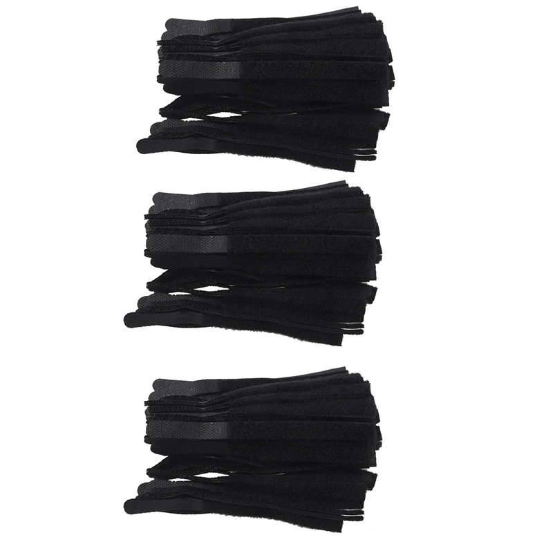 Approximately 300Pcs Cable Ties Black Straps
