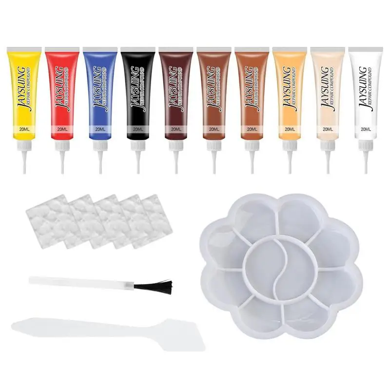 

Набор для ремонта кожаных кушеток, комплект для ремонта кожи и винила, царапины, потертости, 10 цветов