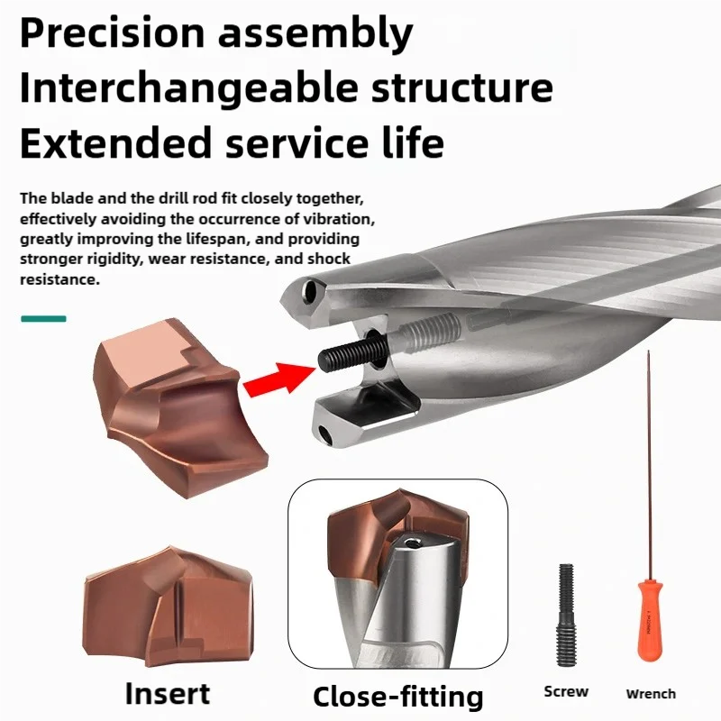 Сверление для коронки сверление глубоких отверстий высокоточное внутренних