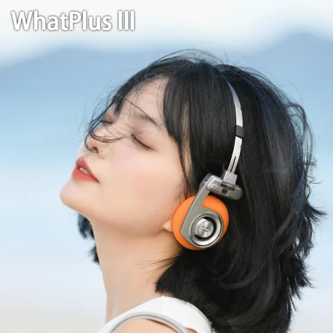 WhatPlus Ретро Беспроводные Bluetooth-наушники-вкладыши HIFI Sound Складная гарнитура с шумоподавлением для музыки и путешествий