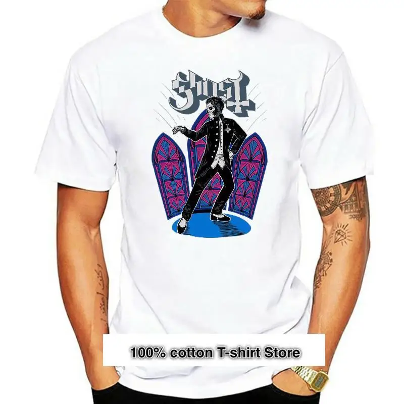

Ghost-Camiseta de moda con cuello redondo, banda sueca, grupo