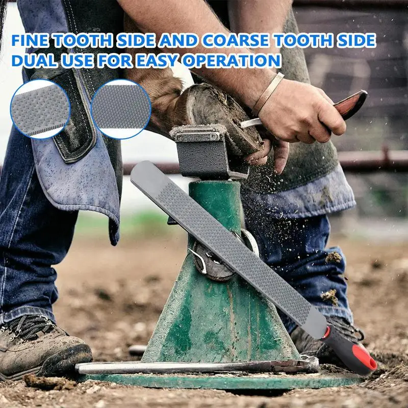Рашпиль для копит из углеродистой стали двухсторонний рашпиль напильник фермера
