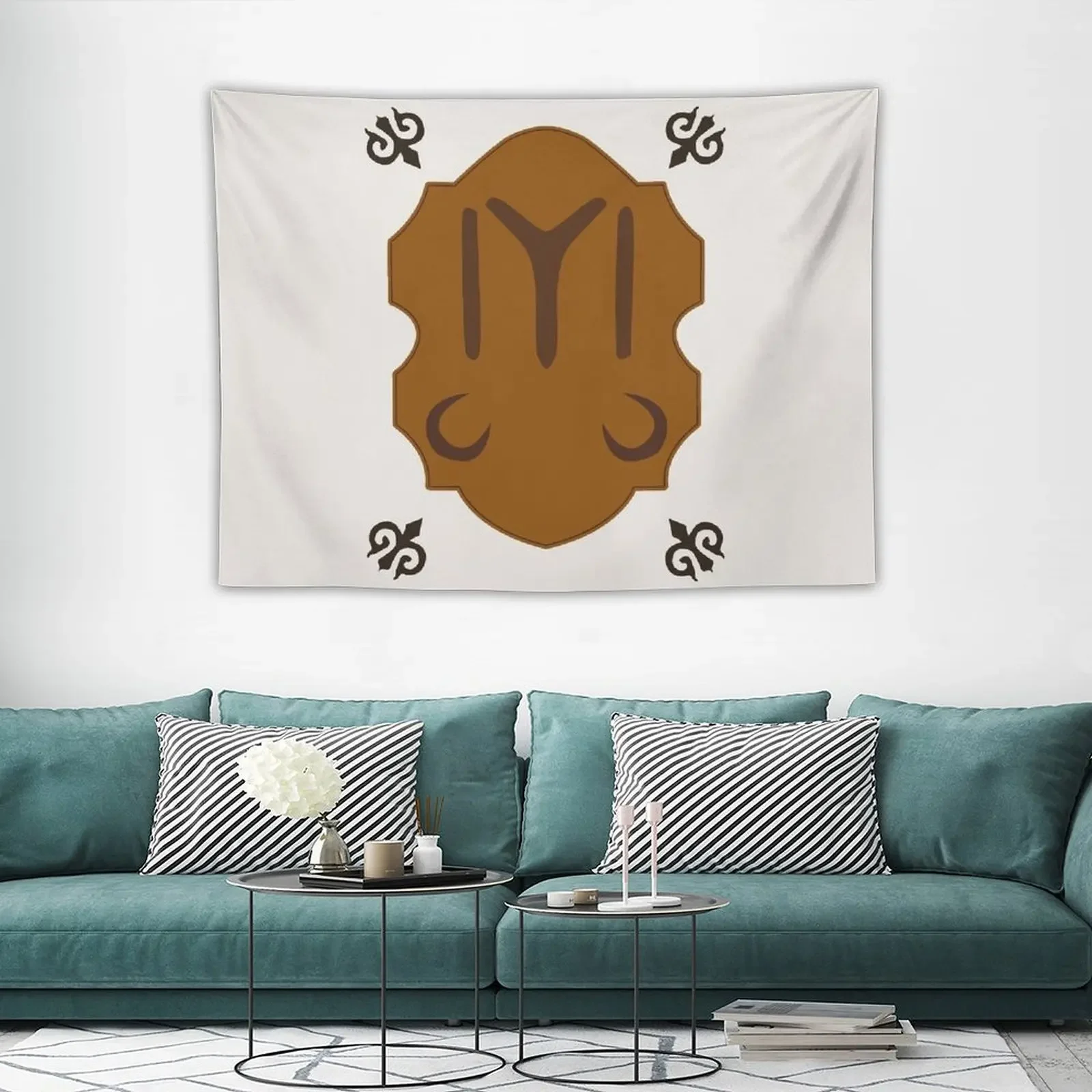 Гобелен Kayi Tribe - IYI с символом декоративные обои для комнат в эстетике милый