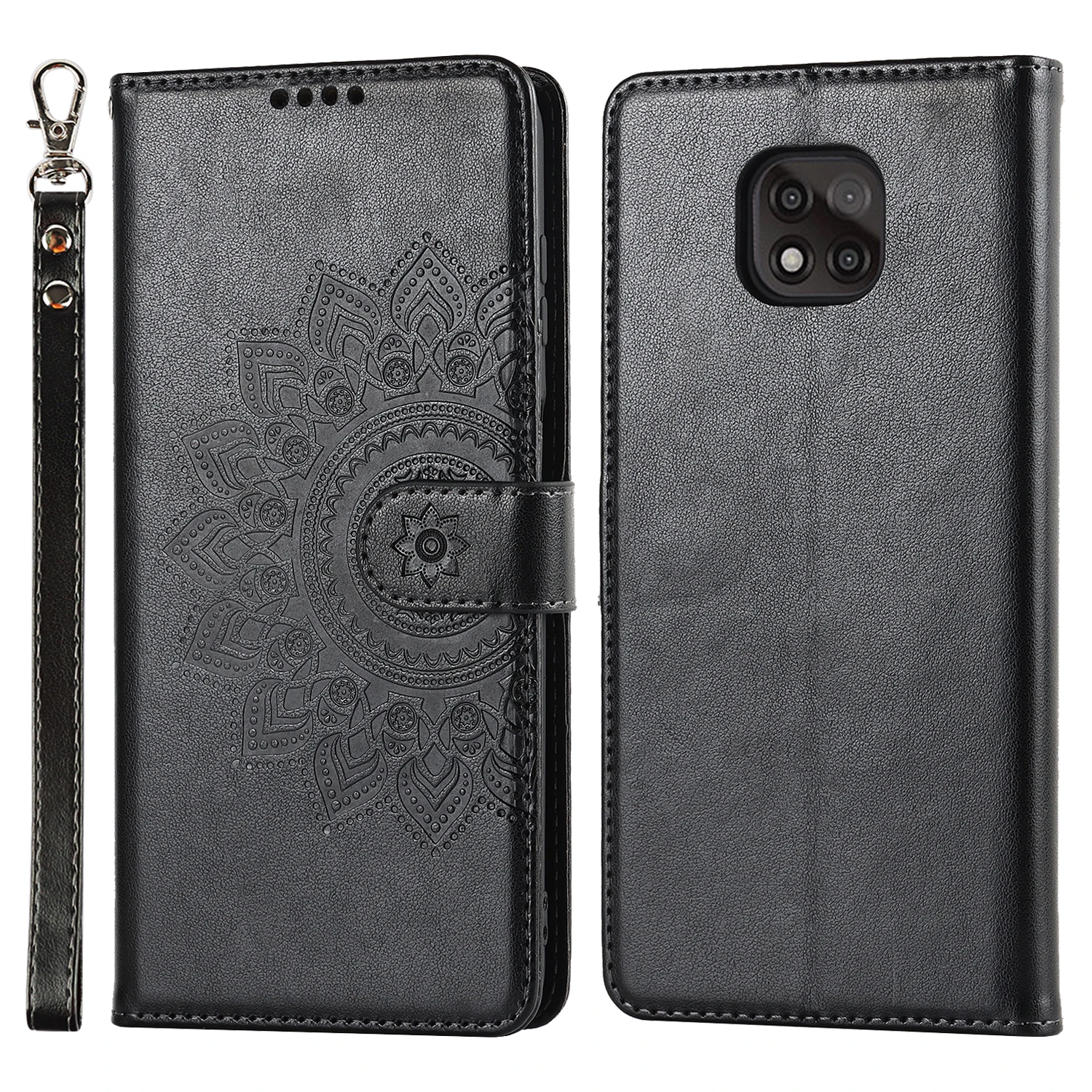 

Премиум чехол из искусственной кожи для Motorola Moto G Power 2021 6,6 дюйма, ретро чехол для телефона с принтом, кошелек, чехол для телефона с роскошным р...