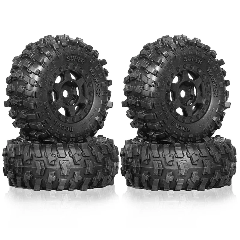 4 шт. 51 мм 1 0 дюйма набор шин с бисером для 1/18 1/24 RC гусеничного автомобиля TRX4M SCX24 AX24