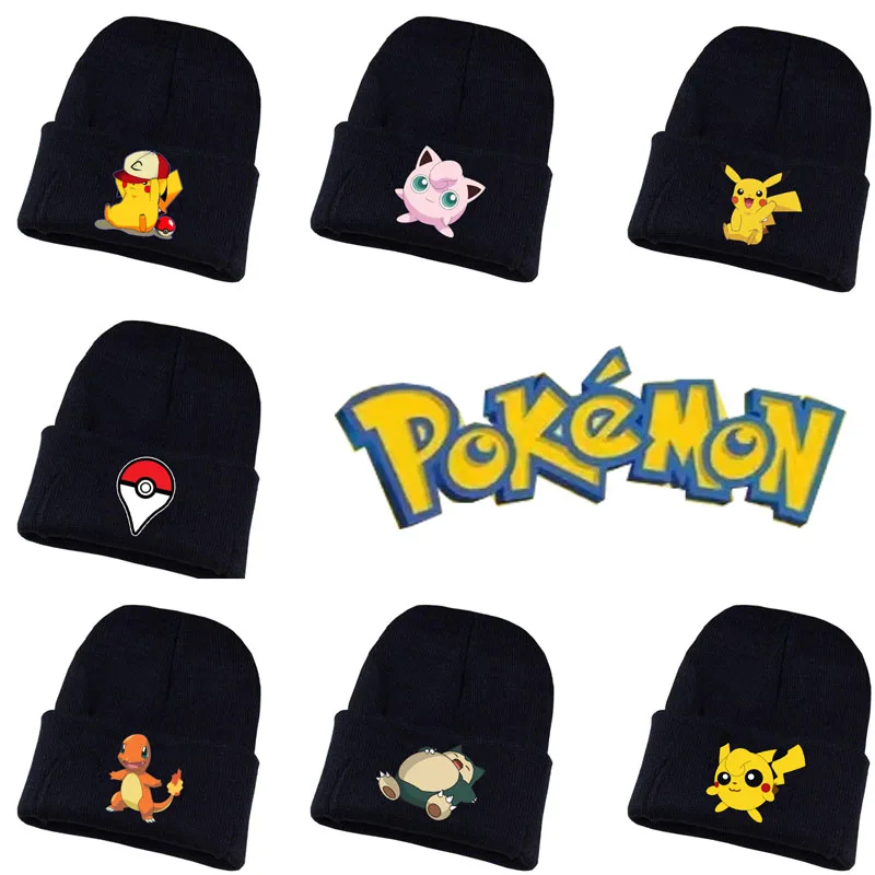 

Pokémon Anime Pikachu Around Warm Cute Kawaii Hats Wool Hats Students Sports and Leisure Hats Wholesale Send Friends To Family