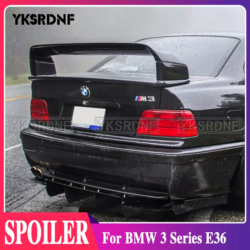 Спойлер YKSRDNF для BMW E36 M3 1990-2000 неокрашенный спойлер из АБС-пластика - Цена: 7792.01