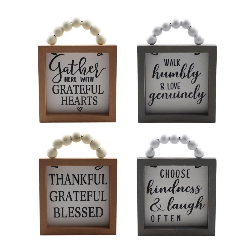 

American Rustic Wood Sign 1set Restaurant New Year Party Backdrop Decor