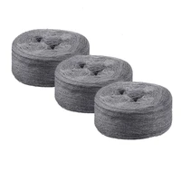 3pcs steel wool roll fill fabric diy fine wire wool hardware cloth gap blocker to keep critter away from holeswall cracks