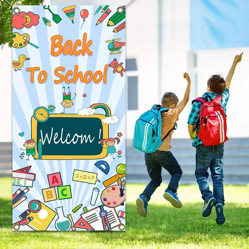 

10 шт./партия, декоративные баннеры для начальной школы