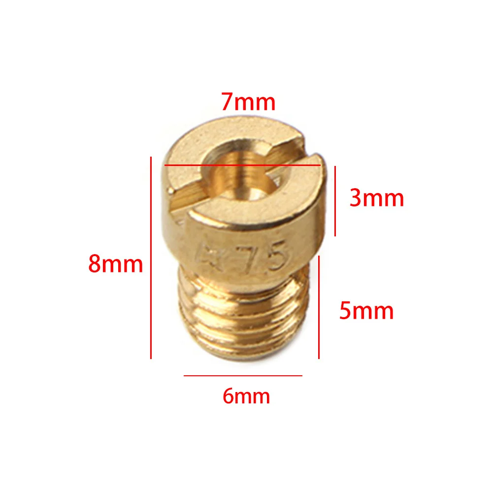Сменные главные форсунки карбюратора 6 мм для # 75- 102 Dellorto sha phbg 12 шт./компл.