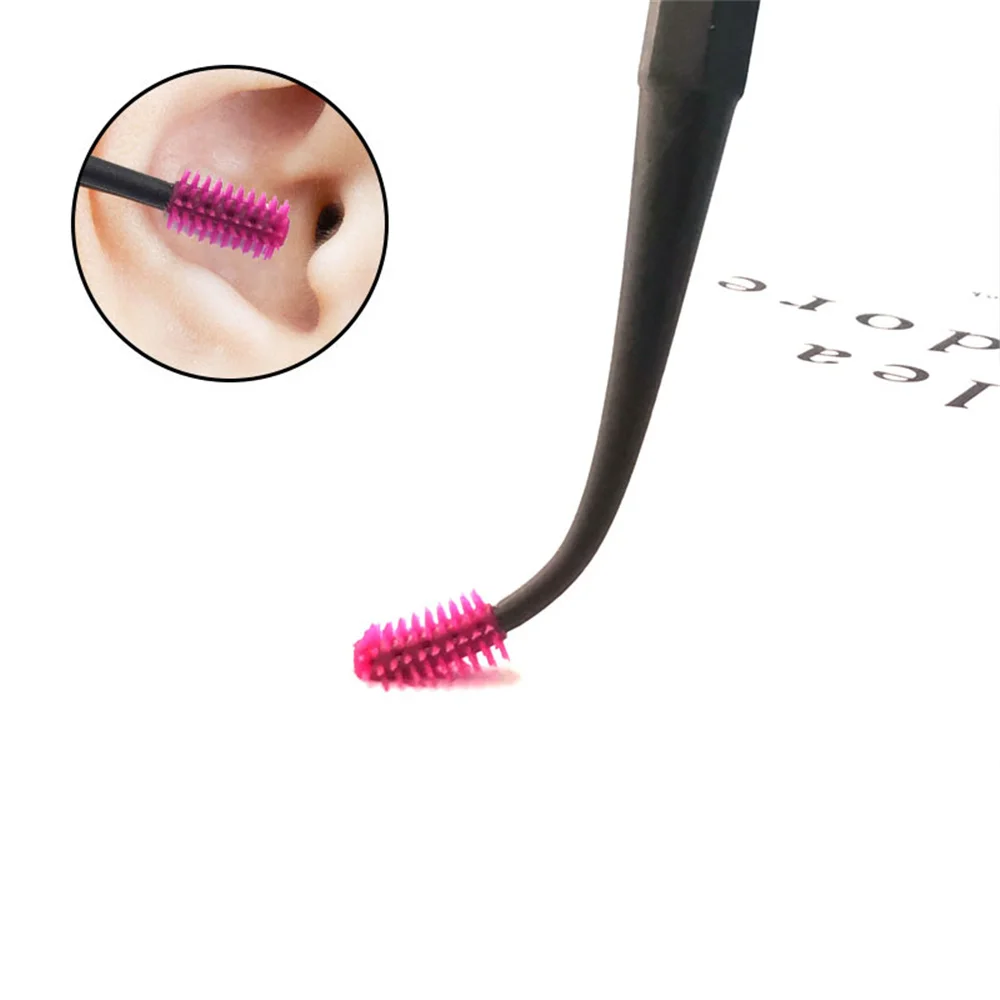1PC Soft Silicone Ear Pick Double-ended Earpick Wax Curette Remover Cleaner Spoon Spiral Clean Tool Design | Красота и здоровье