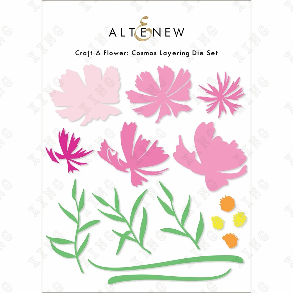 

Cosmos Flower Layering Metal Cutting Dies Scrapbook Diary Decoration Embossing Template Diy Greeting Card Handmade 2022 New