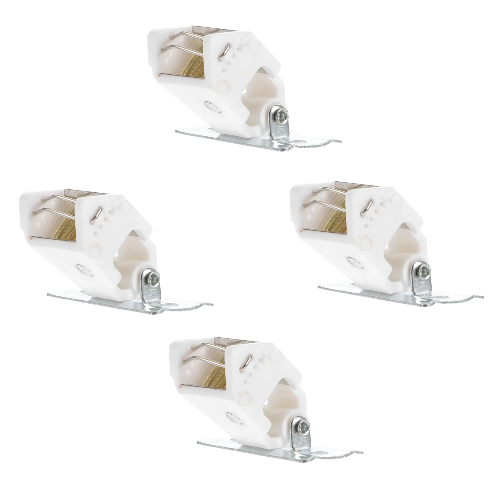 

4 Sets Bamboo Curtain Lock Roman Blinds Roman Window Blind Lock Pulley Metal Cord Condensers Austrian Shades Cord Lock