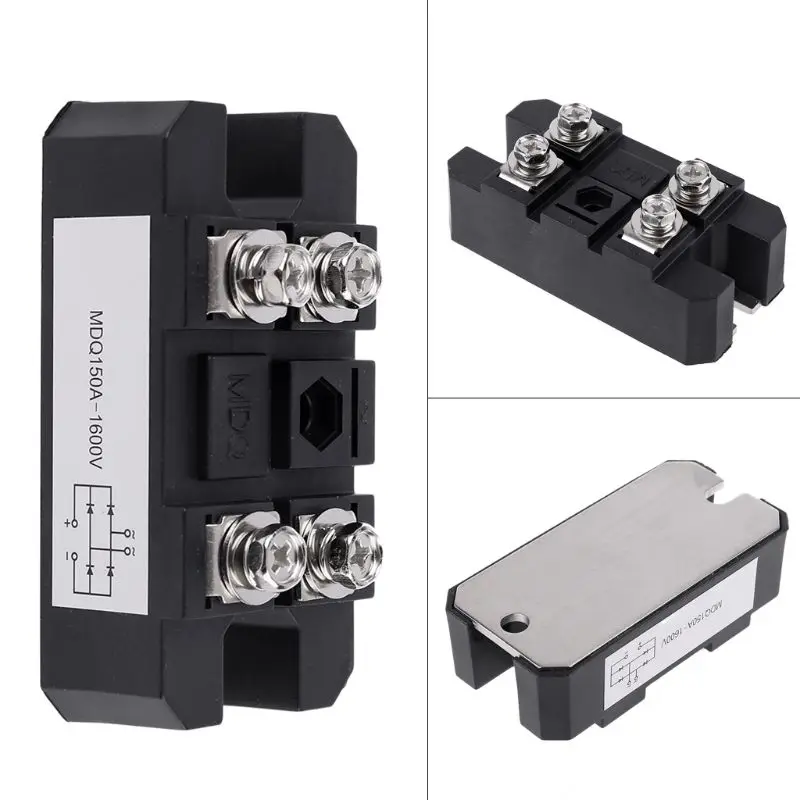 

MDQ 150A 1600V Single-Phase Diode Bridge Rectifier for Conversion of an Alternating Current Input into a Direct Current 367D