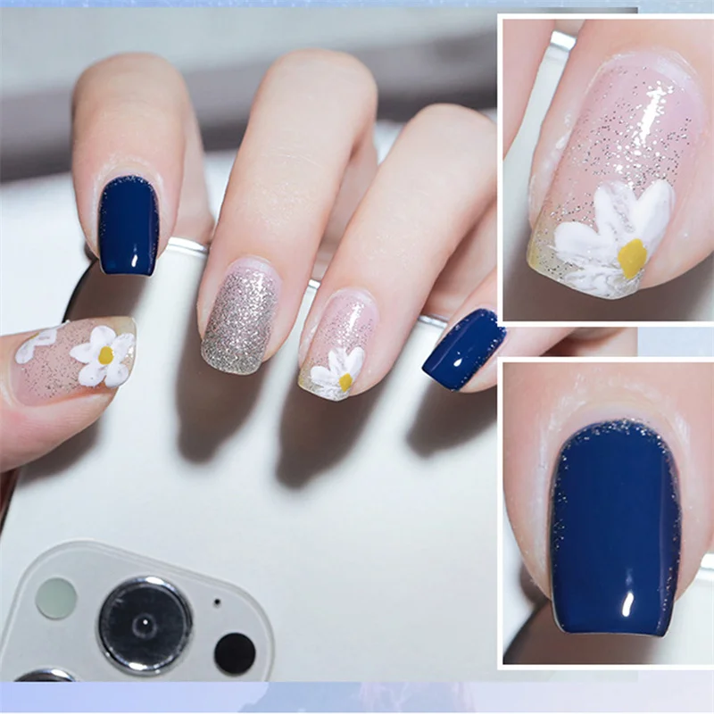 

8ml Nail Polish Peel Off Normal Without Lamp Glitter Sequins Varnish Quick Dry Waterproof Lasting Nail Polish Nail Arts Tools