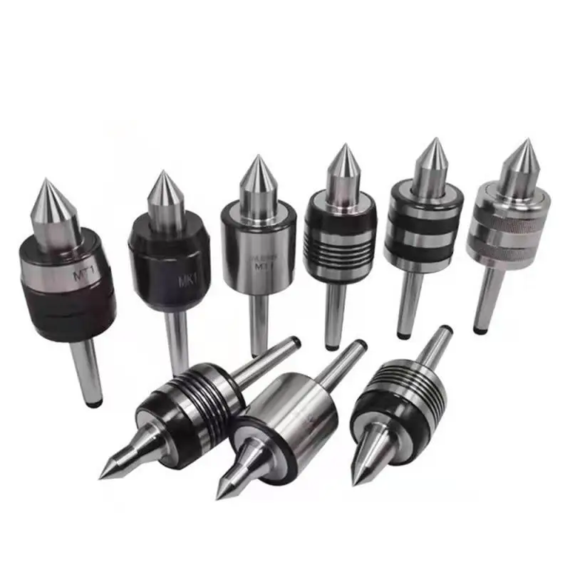 

MT1 MT2 MT3 MT4 Steel Lathe Live Center Taper Tool Triple Bearing CNC Live Revolving Milling Center Taper Machi