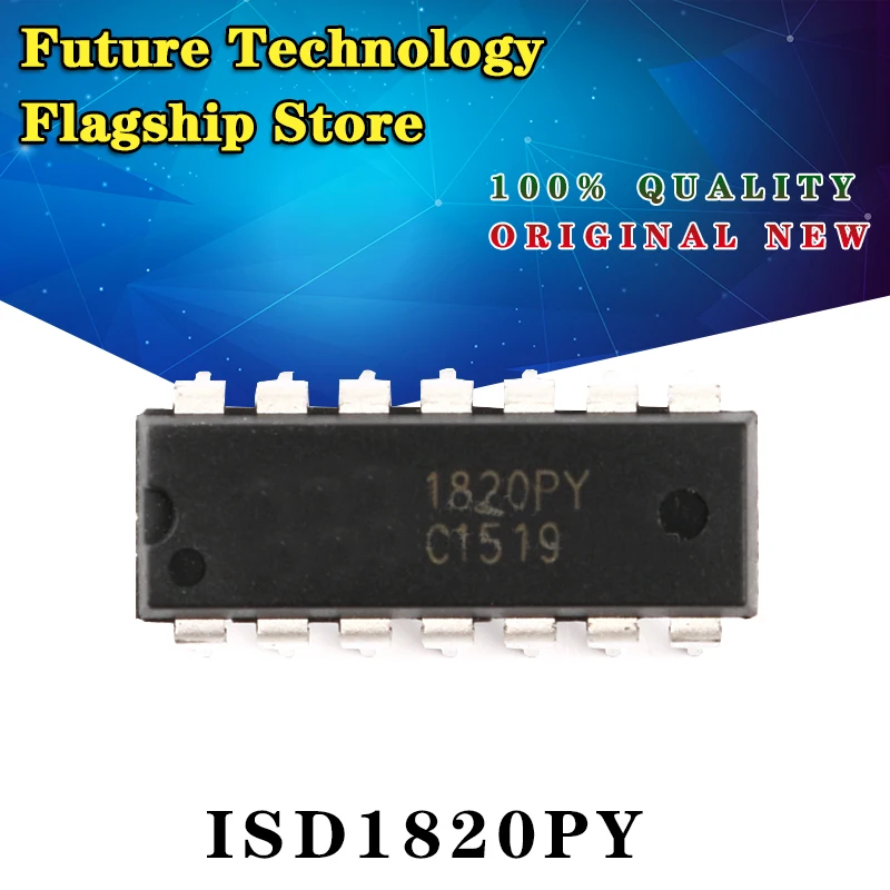 

Circuito integrado IC ISD1820 ISD1820PY DIP-14, 1 unids/lote