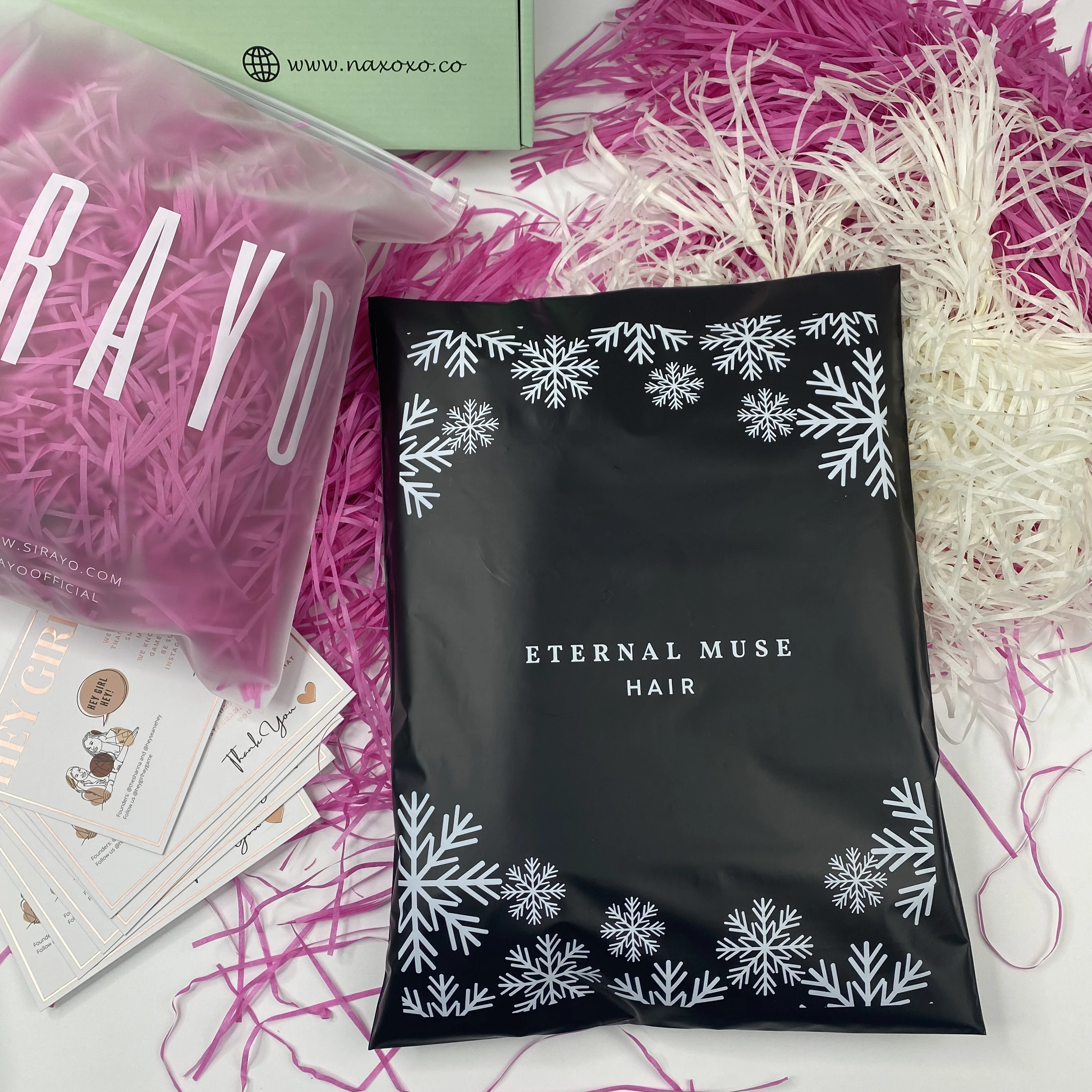 

50PCSCustom Printed Small Business Courier Pouch Sustainable Ecommerce Polymailer Envelope Customised Mailing Bags With Own Logo