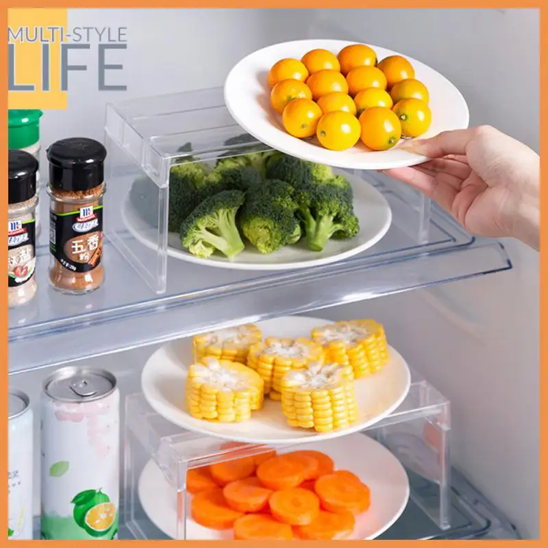 

Transparent Storage Rack Multi-purpose Assembled Shelf Kitchen Seasoning Organizer Layered Rack Refrigerator Storage Rack