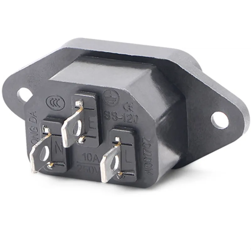 3 шт. Пластиковые металлические розетки IEC320 C14 CZYC