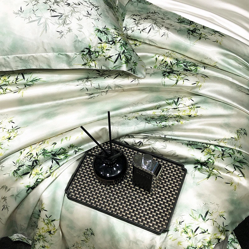 Фото Натуральная шелковая наволочка шелковицы, высококачественная наволочка с принтом, конверт, наволочка 48x74 см, наволочка №3