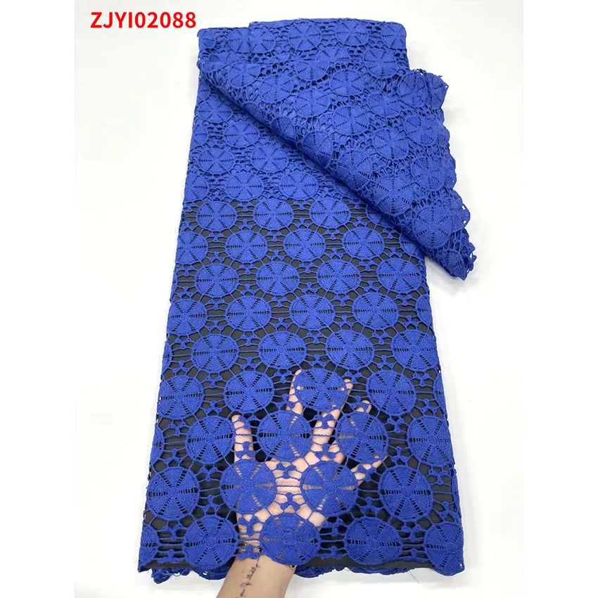 

African Exquisite water soluble Lace Quality ​​Nigerian ​French Net Mesh Cloth Womon Dress Fabric ​ZJYI02088