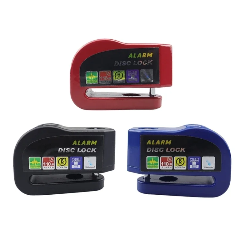 Замок дискового тормоза сигнализация замок колеса мотоцикла скутера дисковый с