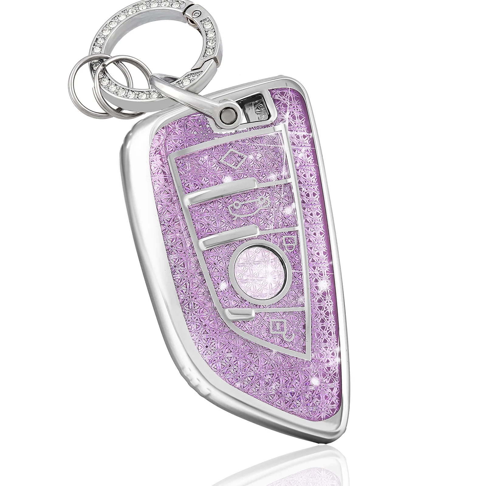 

Чехол из ТПУ для автомобильного ключа для BMW 1, 2, 3, 5, 6, 7, 8 серии X1 X2 X3 X4 X5 X6 X7 Z4, защитный чехол с автоматическим дистанционным управлением, аксессуары с брелком