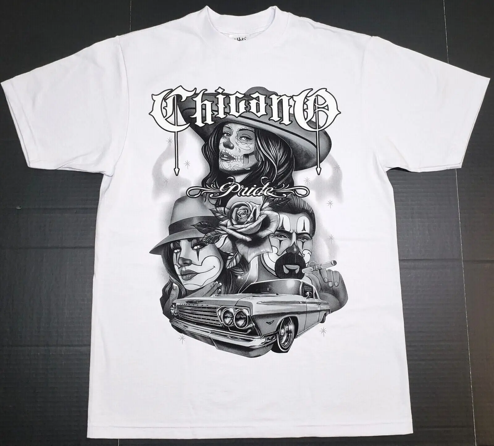 Футболка CHICANO PRIDE мужская с длинным или коротким рукавом