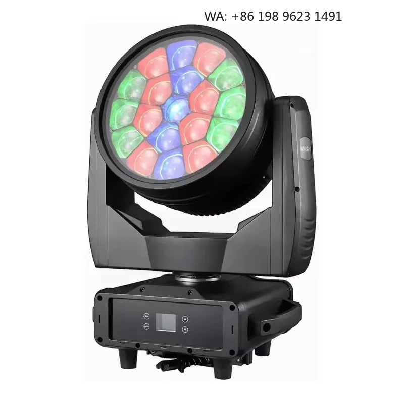 Фото Светодиодный прожектор 19x40W IP65 RGBW 4-в-1 для сцены, водонепроницаемый, для музыкальных фестивалей, дискотек, ночных клубов №2